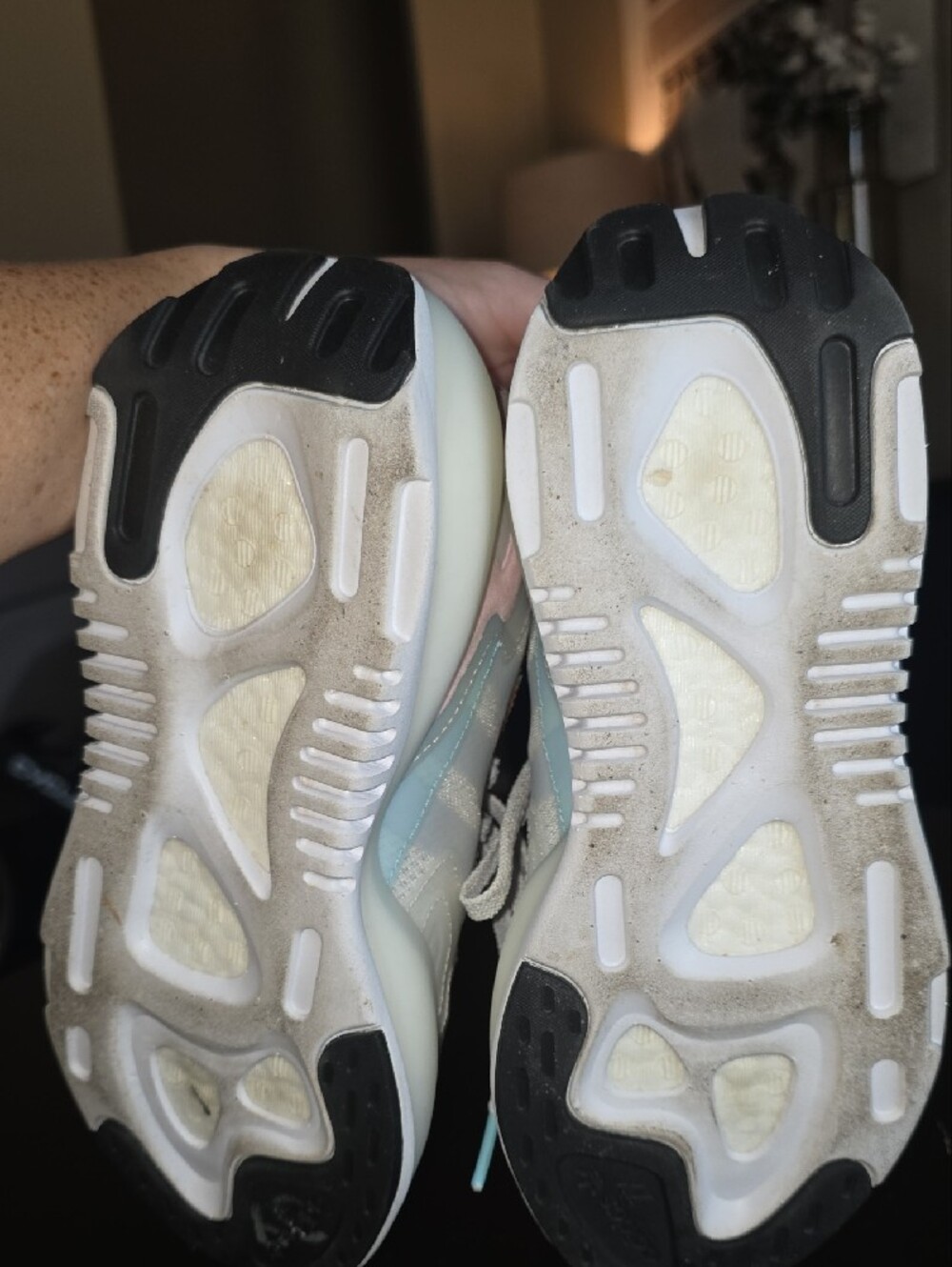 Adidas Women’s Sneakers - Mint, Peach & White - Picture 3 of 8